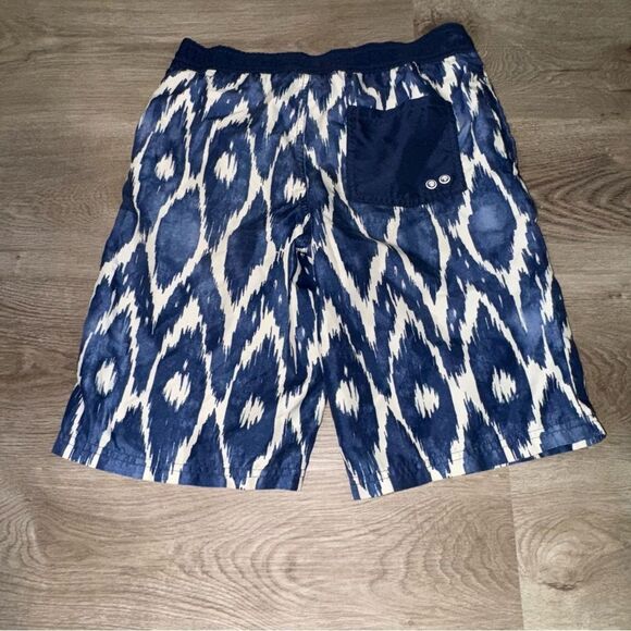 Kid's Crazy 8 Navy and White Swimsuit Board Shorts - Picture 5 of 6